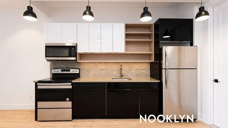 Finished kitchen at Brooklyn Ave, East Flatbush, Brooklyn — photo 8