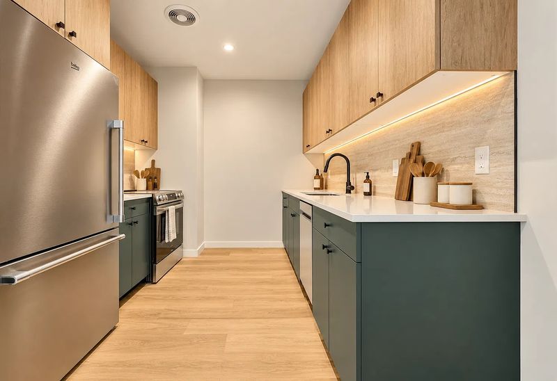 Finished kitchen at Fulton St, Bed-Stuy, Brooklyn — photo 3