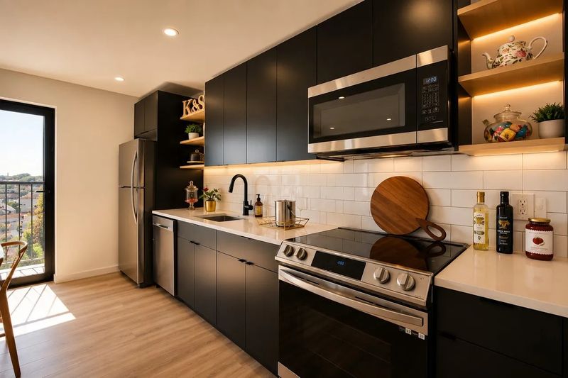 Finished kitchen at Market St, Newark, NJ — photo 1