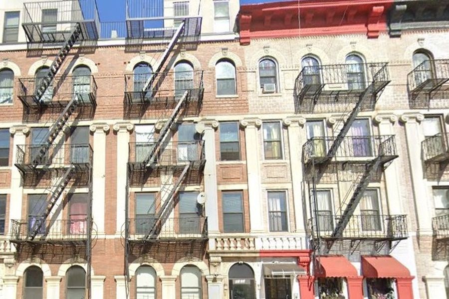 Front of St Johns Pl, Crown Heights, Brooklyn